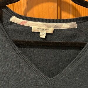 Authentic Burberry Women’s Pine Green Wool Sweater - bought at Burberry Oakbrook